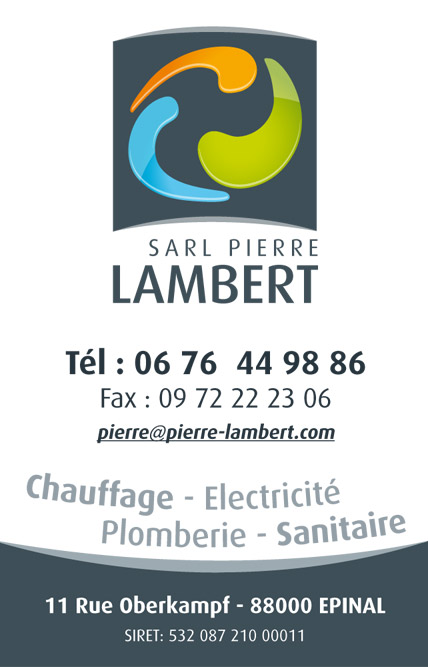 Plombier, Electricien Pierre Lambert Epinal